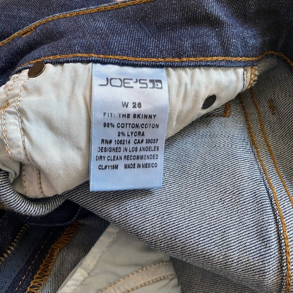 Never worn joes skinny jeans size 26 - Picture 2 of 2